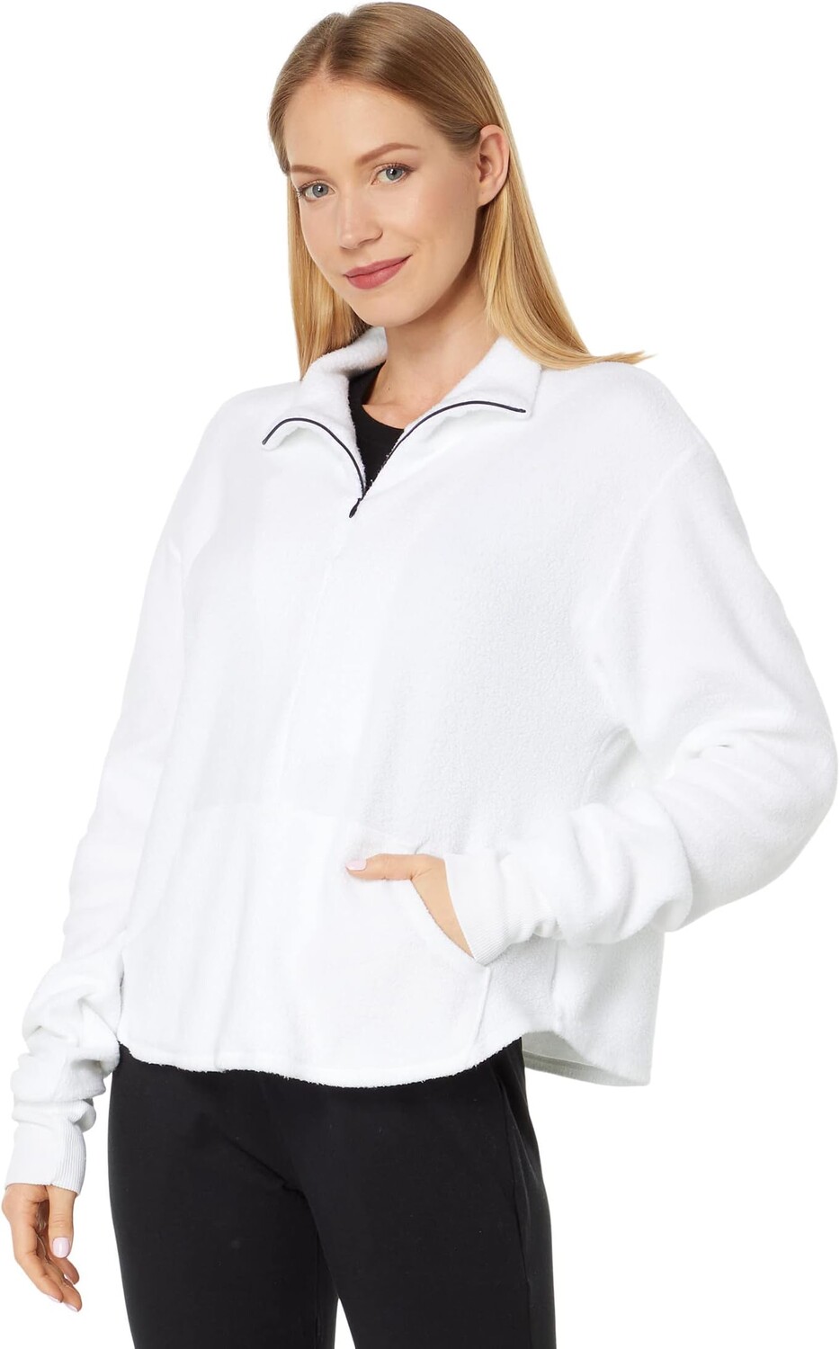 

Толстовка Bello Plush Modal Fleece 1/2 Zip LAmade, белый