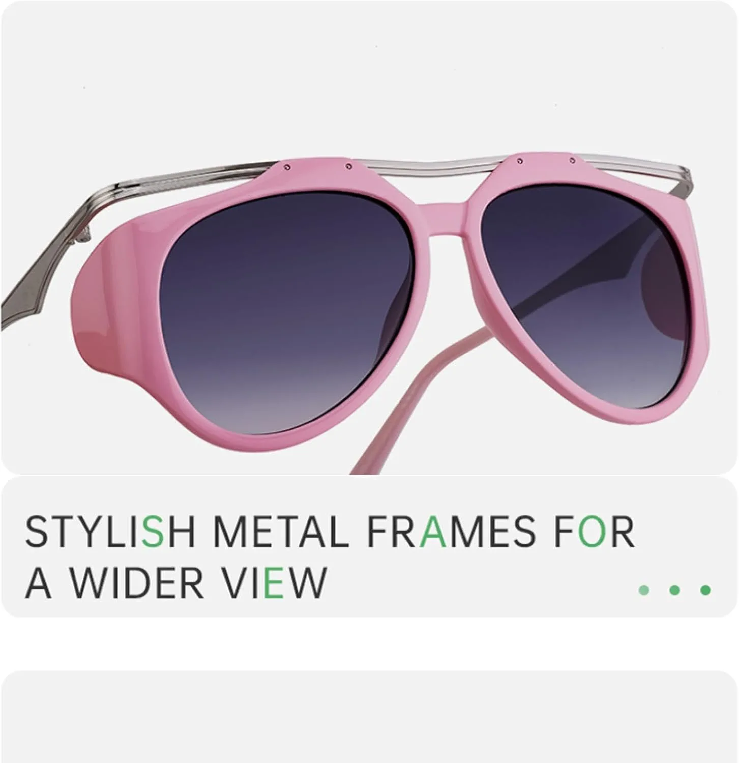 

Панк-очки большого овального размера для женщин, роскошные винтажные круглые металлические оправы, защита от УФ-излучения UV400 TOIPASTN, C4blacksilvergray