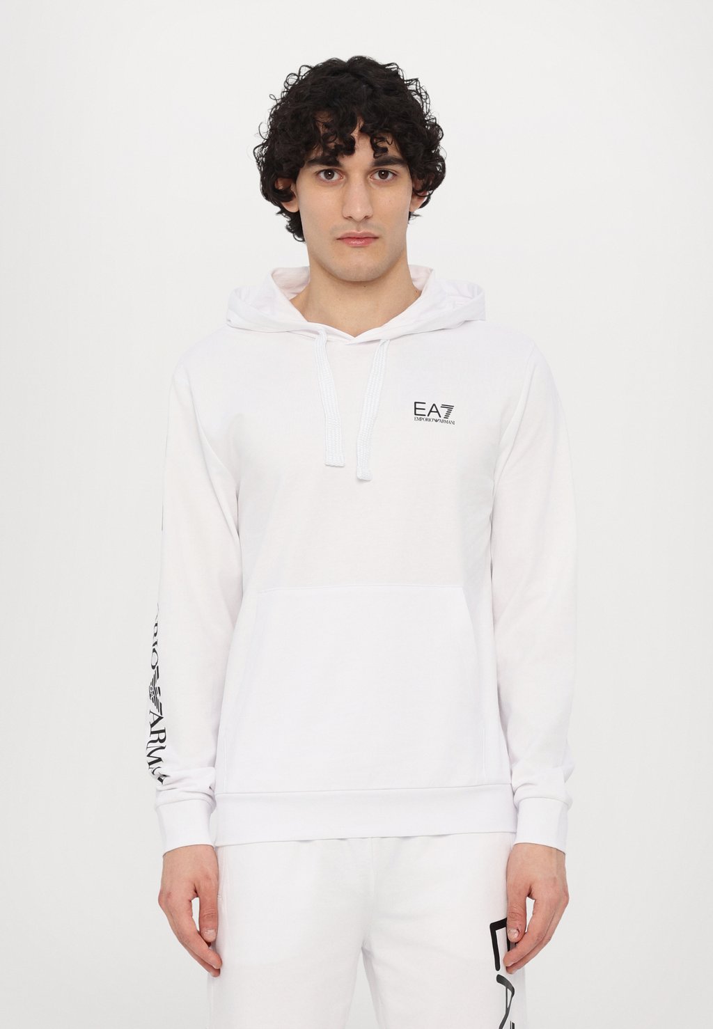 

Толстовка с капюшоном Sweatshirt EA7 Emporio Armani, белый