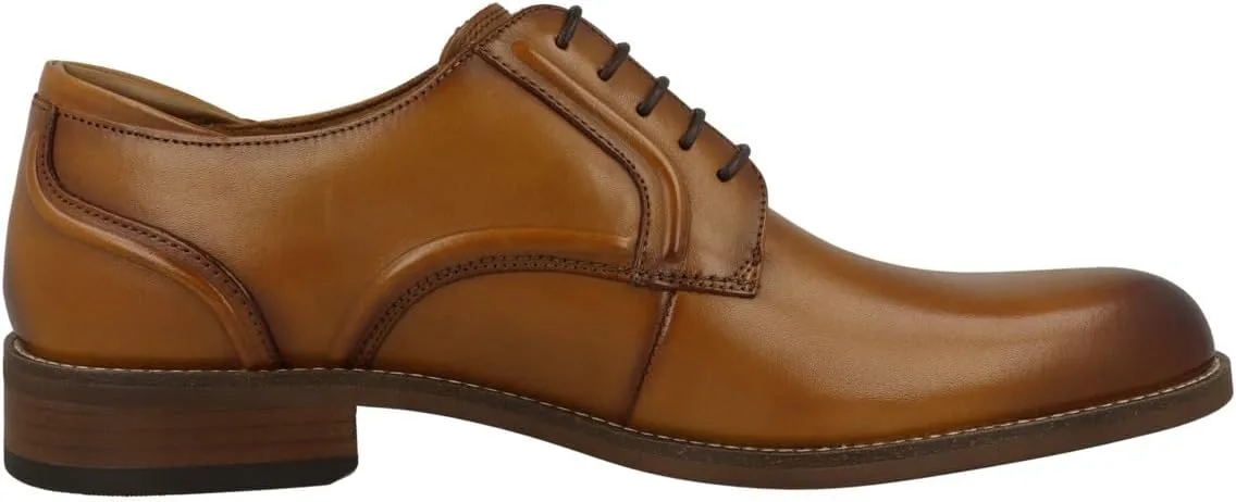 Мужские кожаные туфли Clarks CraftRemi Lace, коричневый — фото 3