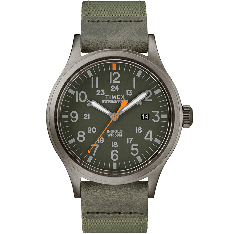 

TIMEX Часы Expedition Series Wrist Watch Quartz Movement 40mm Green Dial Men's Watch, Green