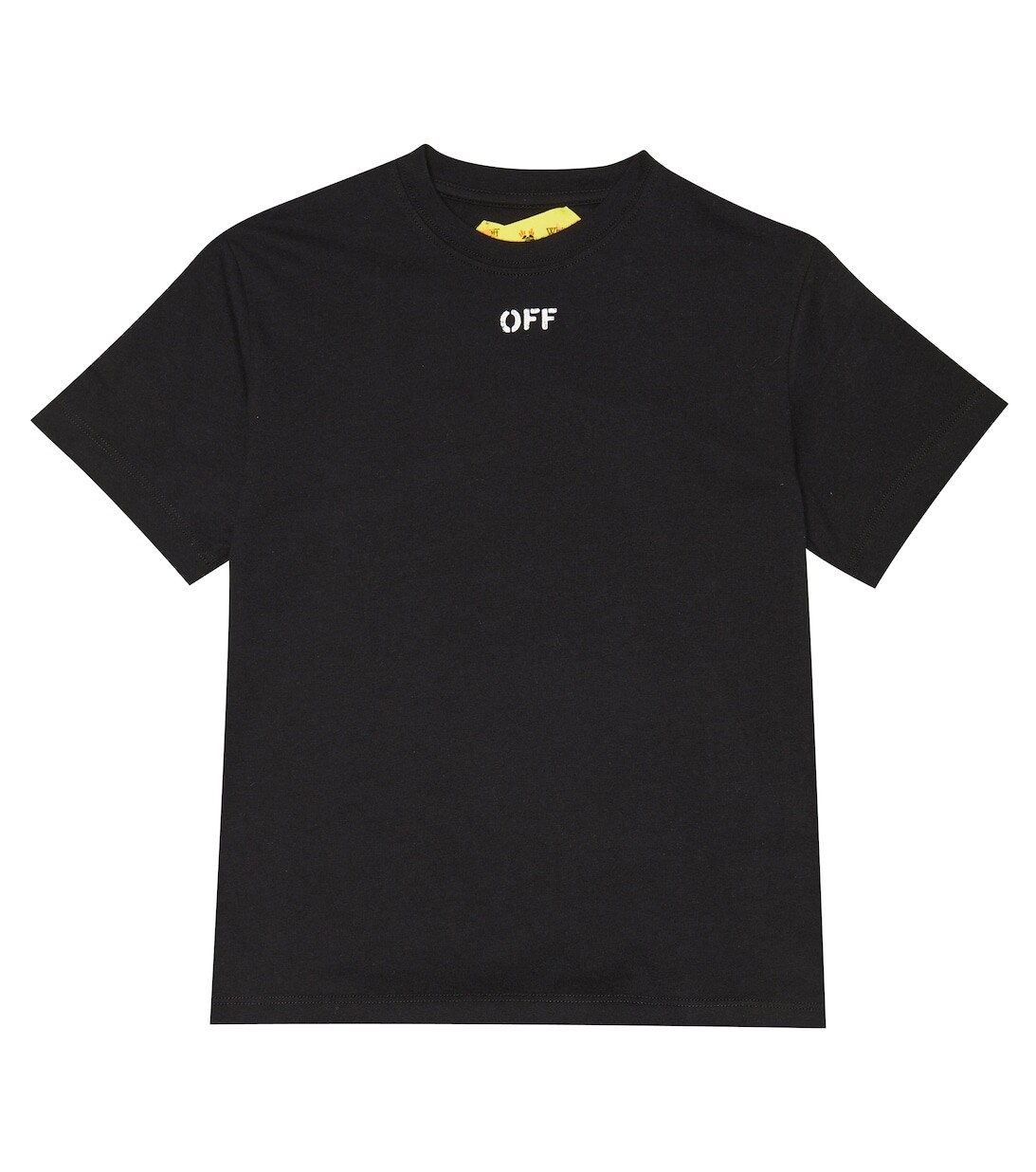 

Хлопковая футболка Off-White, черный