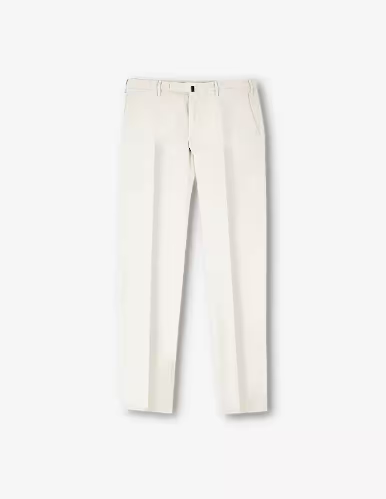 

Брюки Incotex Slim-fit из хлопка, сертифицированные Royal Batavia Slowear, цвет Bianco Naturale