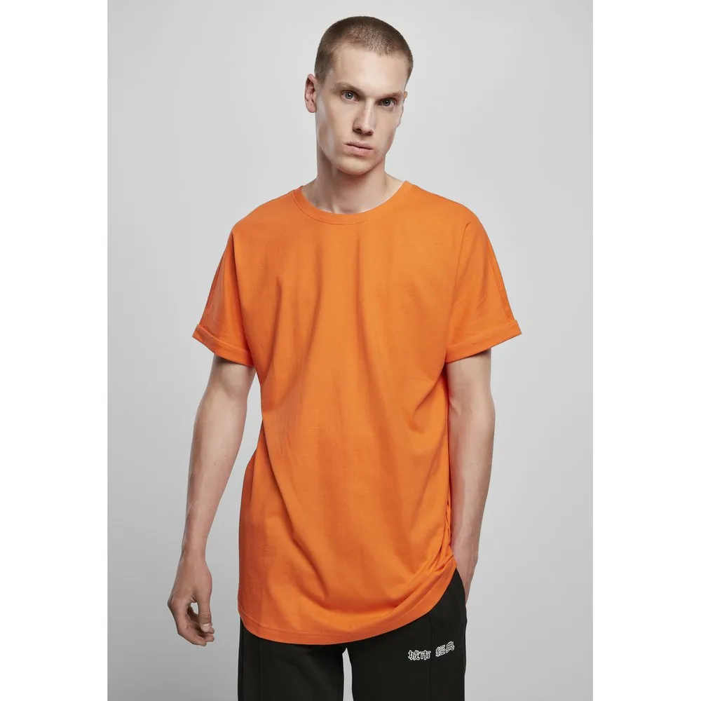 

Футболка Urban Classics Long Turnup Tee, оранжевый