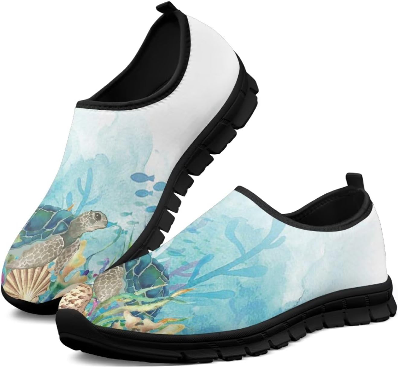 

Мужские кроссовки Howilath с принтом стрекозы и морской черепахи, обувь без шнурков, повседневные лоферы, Sea Turtle Shell