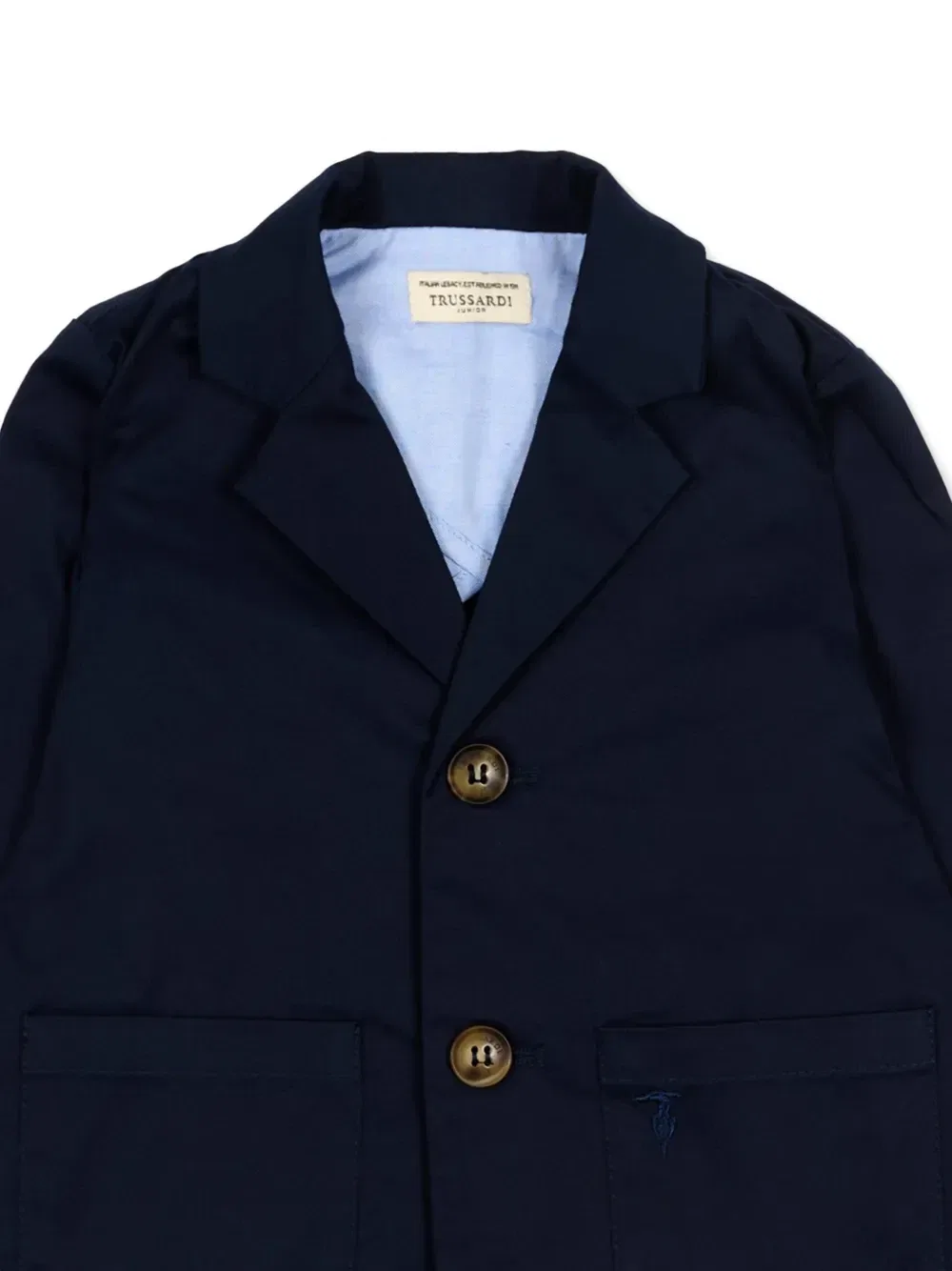 Пиджак на пуговицах Trussardi Junior, синий — фото 3