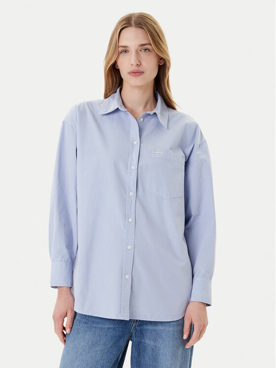 

Рубашка relaxed fit W4YH22 WGCF1 Guess Jeans, синий