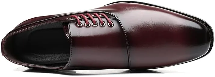 

Классические мужские туфли, кожаные туфли без шнурков, мужские лоферы для вечеринок и свадеб Abborora, красный