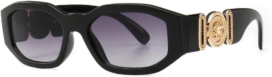 

Металлические солнцезащитные очки «кошачий глаз» прямоугольной формы для женщин, мужские и женские солнцезащитные очки с защитой от УФ-излучения UV400 VFDHN, Gla1187 C1