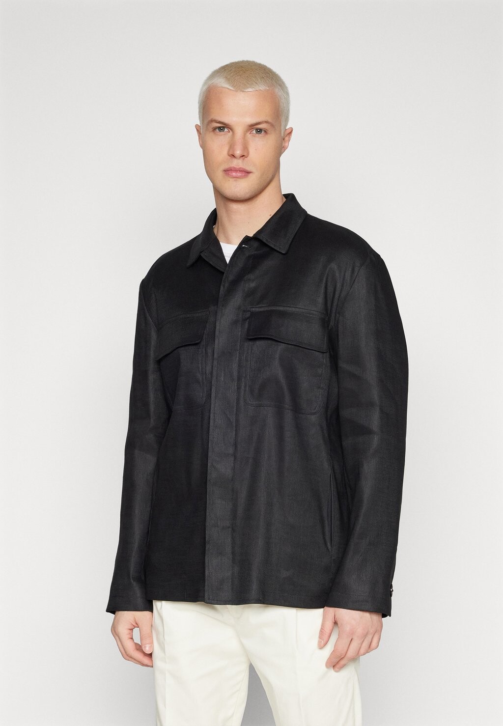 

Деловая рубашка GIACCA CAMICIA UOMO LARDINI, цвет black