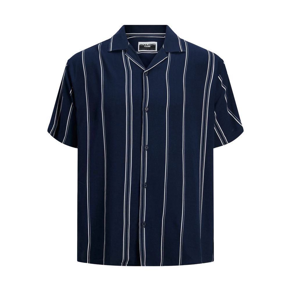 

Синяя вискозная рубашка Jack & Jones