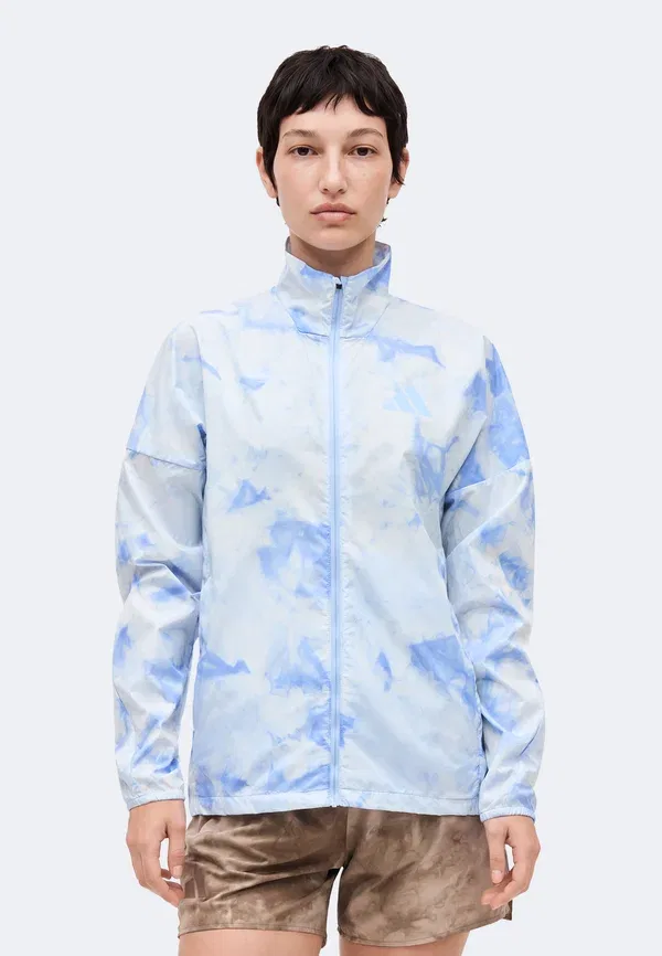 Ветровка Adidas Terrex, белый/светящийся синий