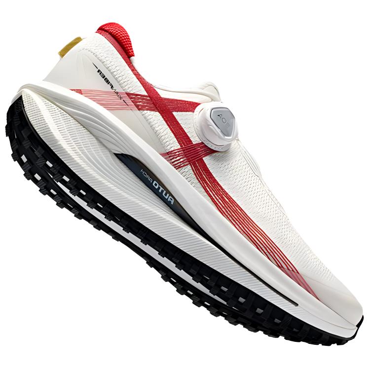Anta Champion All-Weather Series Амортизирующие Износостойкие Низкие Повседневные Беговые Кроссовки Мужские Белый Красный, Папирус Белый/Классический Красный — фото 3