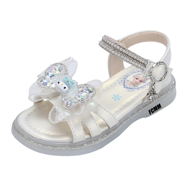 

Детские сандалии с низким верхом, нескользящие и дышащие FCMM, бежевый