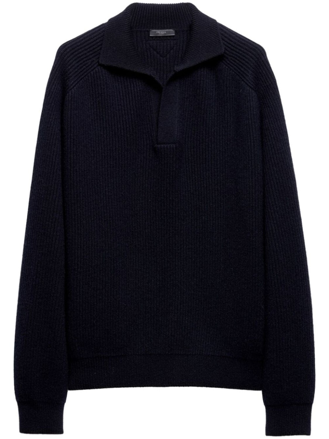 

Prada кашемировая рубашка поло, синий