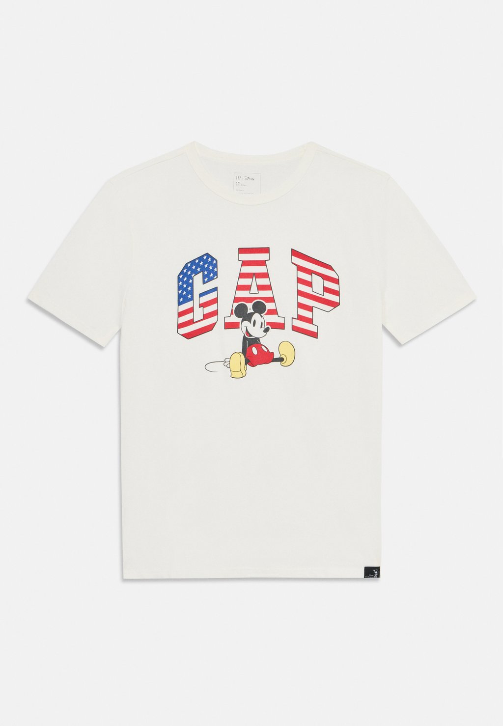 

Футболка с принтом AMERICANA LOGO TEE GAP, слоновая кость