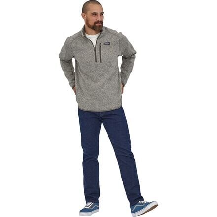 Флисовая куртка Better Sweater с молнией 1/4 мужская Patagonia, цвет Stonewash — фото 2
