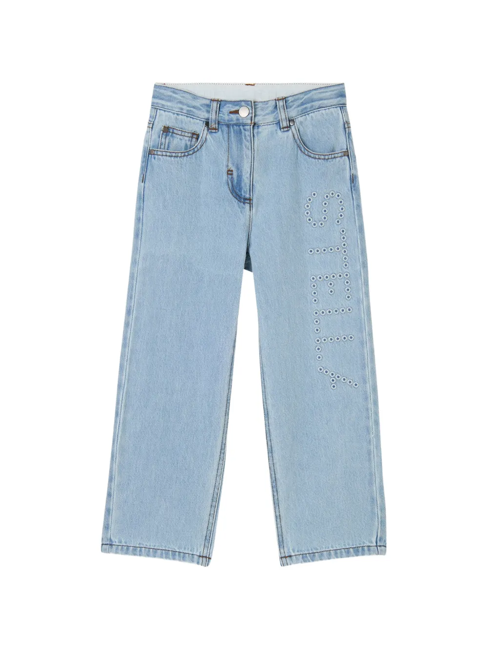 

Брюки с люверсами Stella Mccartney Kids, синий