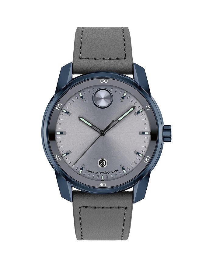 

Часы Movado BOLD Verso, 42 мм, серый