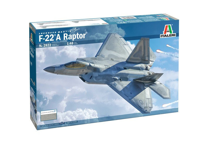 

Пластиковая модель Lockheed Martin F-22A Raptor Italeri