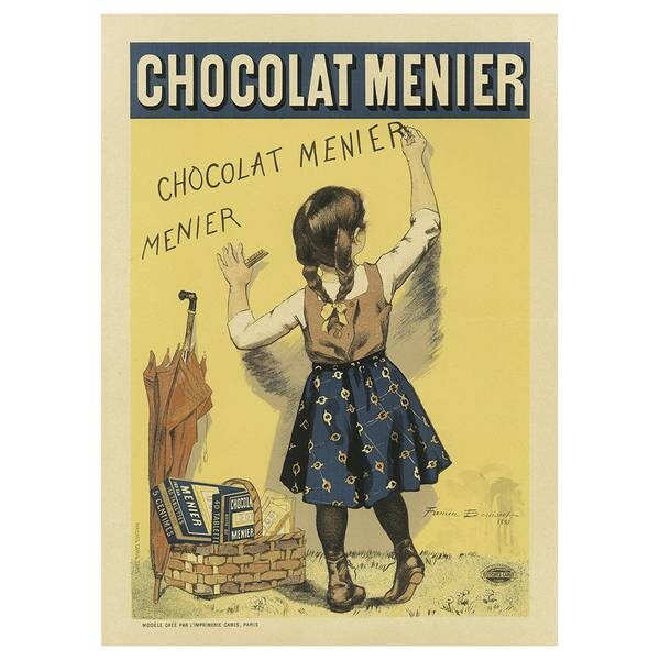 

Картина на холсте LegendArte Chocolat Menier, многоцветный