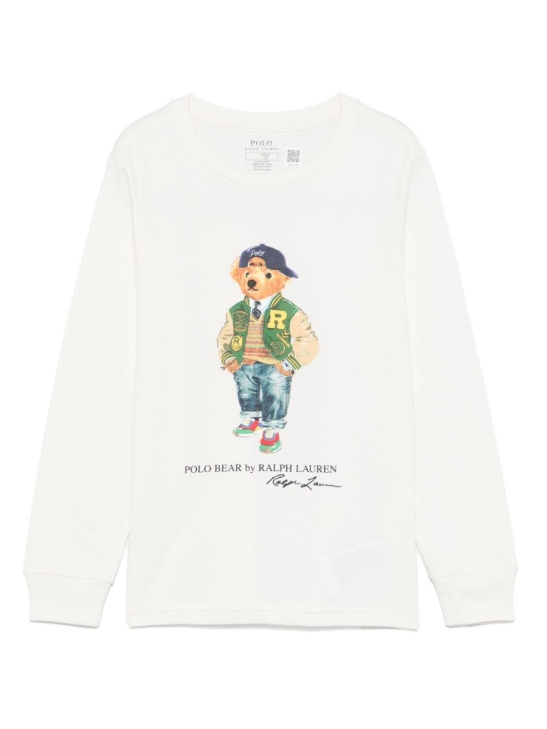 

Ralph Lauren Kids футболка с мотивом Polo Bear, белый
