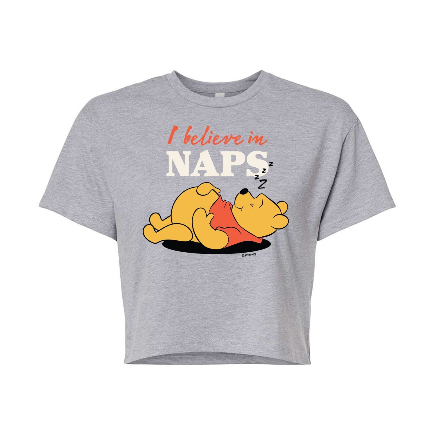 

Укороченная футболка с рисунком Disney's Winnie The Juniors' Naps Disney
