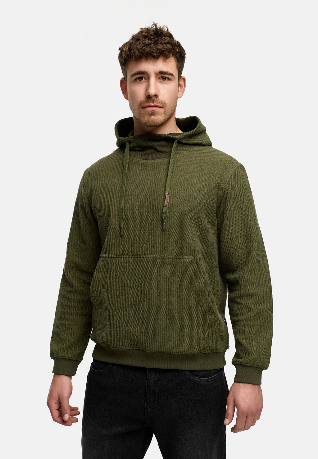

Толстовка с капюшоном JODY - Jumper INDICODE JEANS, темно-зеленый