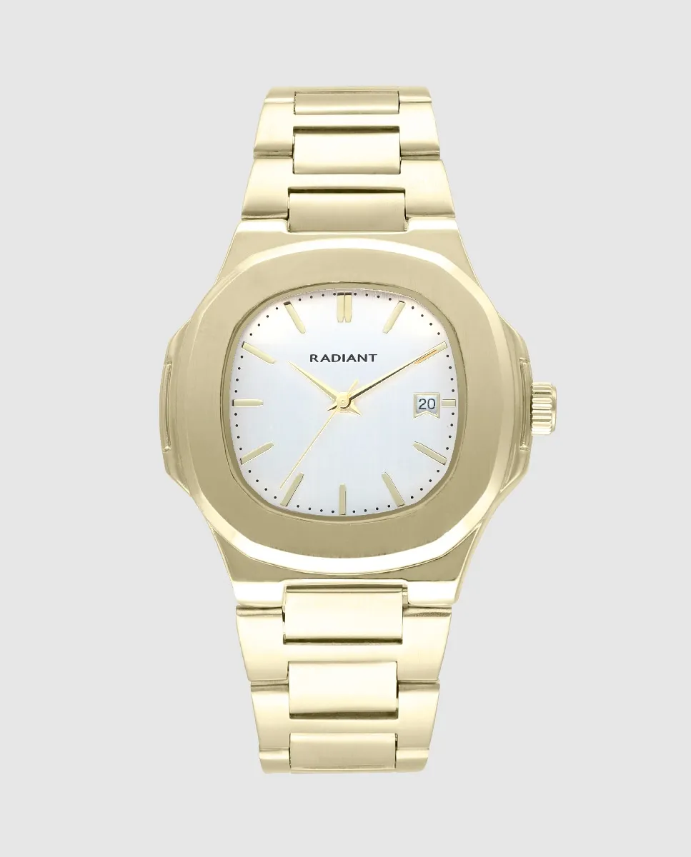 

Мужские часы T-time RA639203 из стали с золотым ремешком Radiant, золото