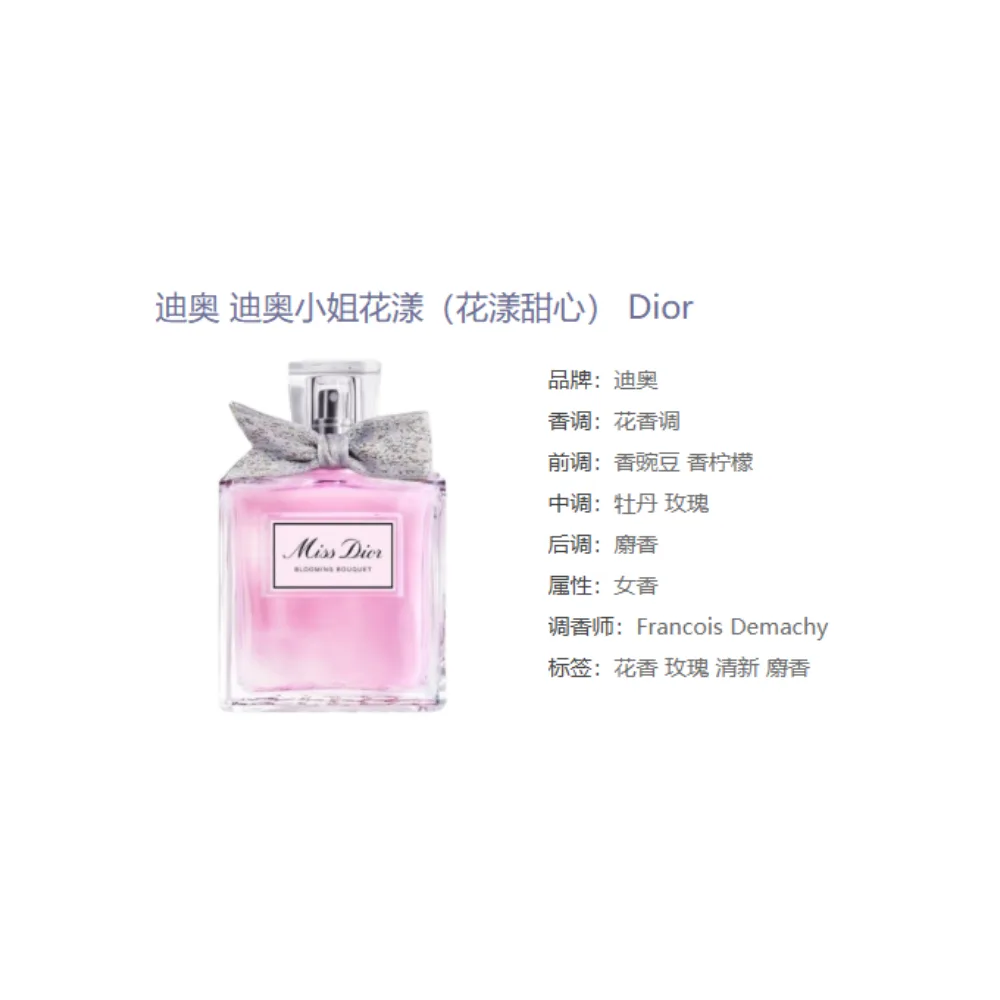 DIOR Набор парфюма floral sweetheart с ароматом лимона, розы, пиона и белого мускуса, 30 мл + 175 мл, Clothing Sets B: Miss Dior Floral Perfume EDT 30ml+Brand-New Miss Dior Rose Fragrance Shower Gel 175ml — фото 4