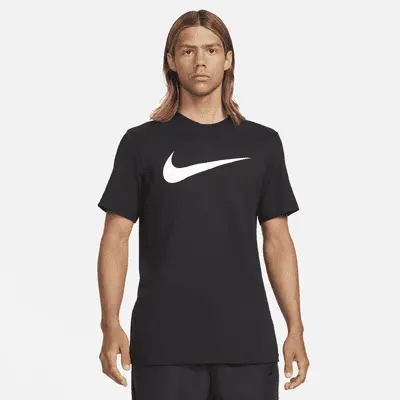 

Футболка Nike Sportswear Swoosh, черный/белый