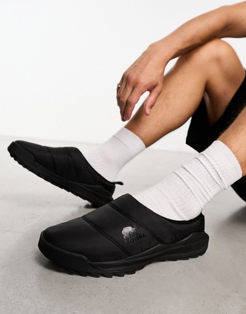 

Черные слипоны Sorel Onz RMX Puffy