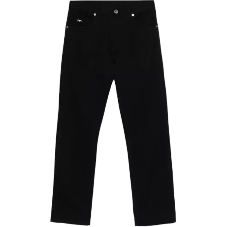Джинсы slim fit с логотипом EMPORIO ARMANI, Denim Blue