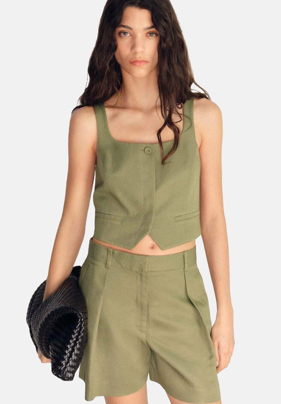

Шорты Mango, Khaki