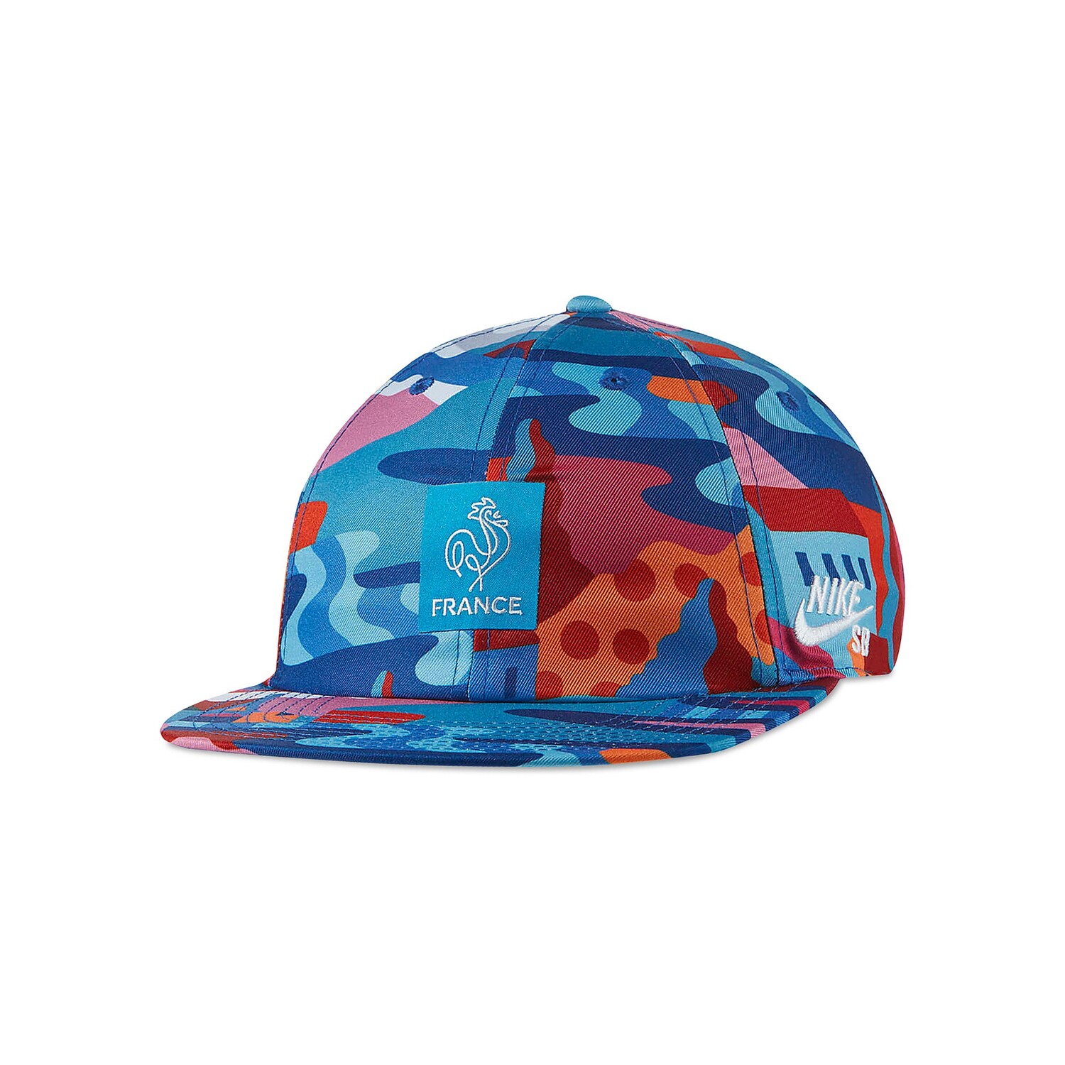 

Кепка для скейтбординга Nike SB x Parra France Federation, Синий/Белый Нептун