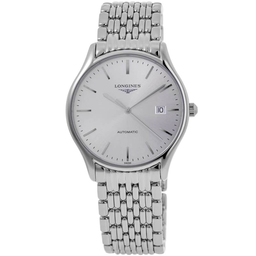 

Longines Lyre Automatic 38 мм Серебряный циферблат Стальные мужские часы L4.960.4.72.6