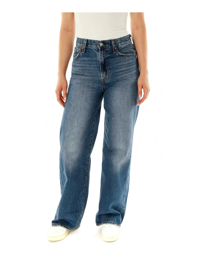 

Широкие джинсы с завышенной талией Levi'S, синий