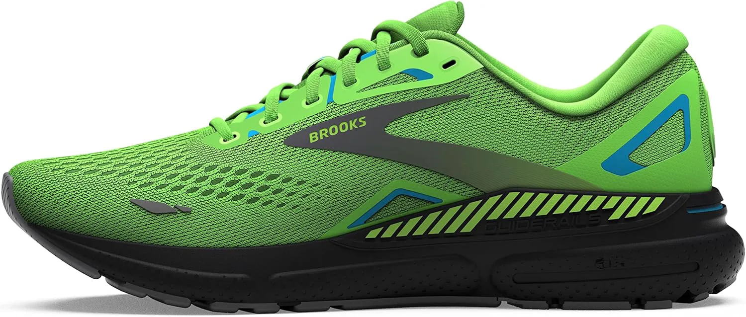 Мужские кроссовки Brooks Adrenaline GTS 23, зеленый/серый/синий — фото 2