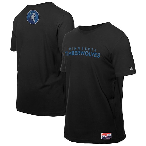 

Мужская черная футболка minnesota timberwolves premium wordmark New Era