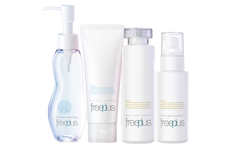 

FULIFANGSI набор из трех средств для ухода за кожей: очищающее средство с аминокислотами, тоник и эмульсия для увлажнения, питания и очищения Freeplus