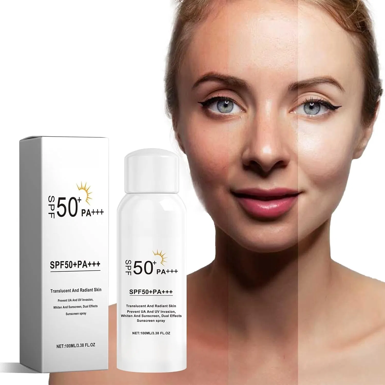 Солнцезащитный спрей для лица SPF50+ PA++ 100 мл Rice Sunscreen — фото 3