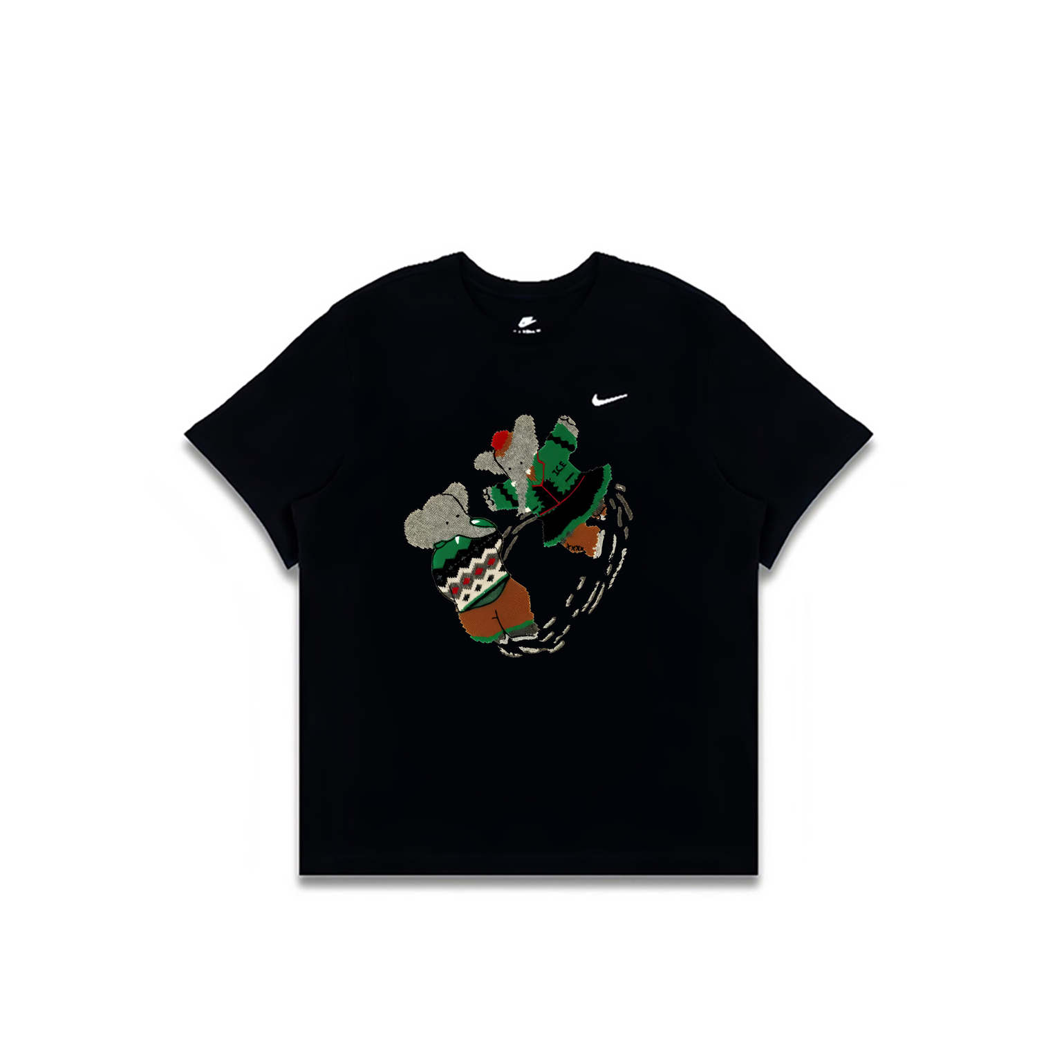 

Nike Футболка мужская черная, Черный, Nike Футболка мужская черная