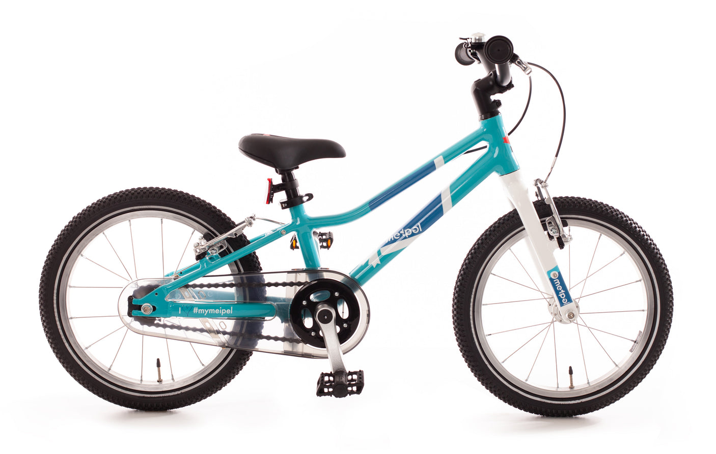 

Детский велосипед Meipel lite urban kid bike (2025) - 16 дюймов kinderfahrrad - aquablau/weiß