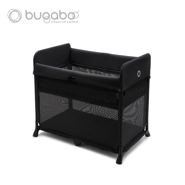 

Bugaboo Складная детская кроватка Stardust, многофункциональная переносная мобильная кровать для новорожденных, Black