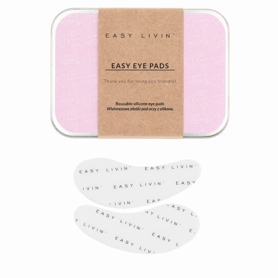 

Многоразовые силиконовые накладки на глаза Easy Livin', Easy Eye Pads -