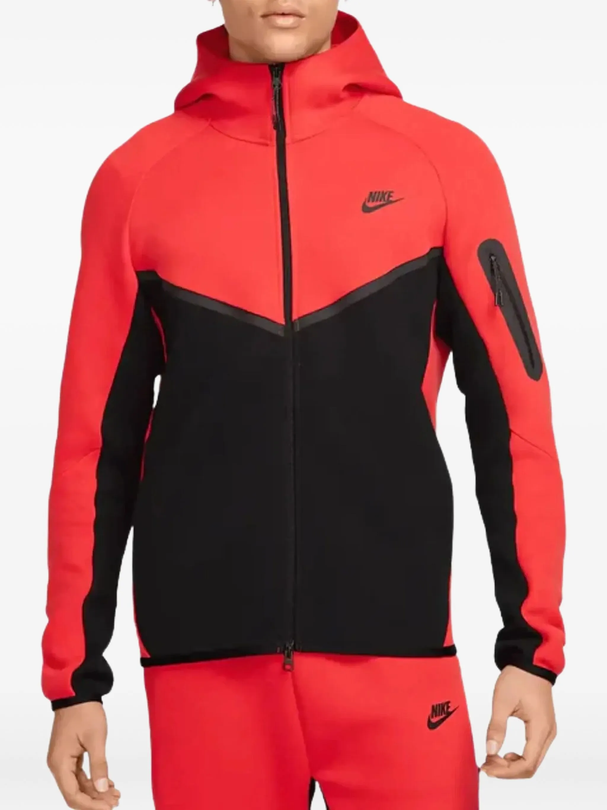 

Толстовка Tech Windrunner с капюшоном Nike, красный