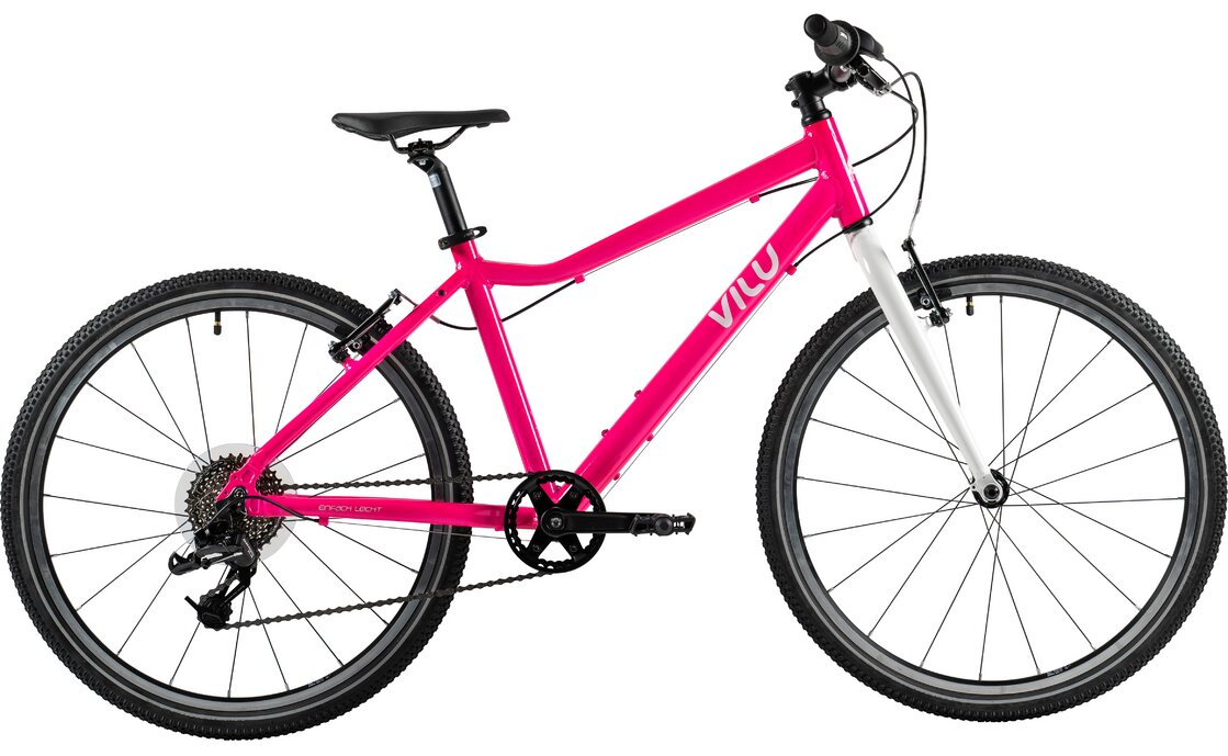 

Детский велосипед Vilu VIERUNDZWANZIG - 24 дюймов - Diamant - 2024, цвет Pink|pink/white