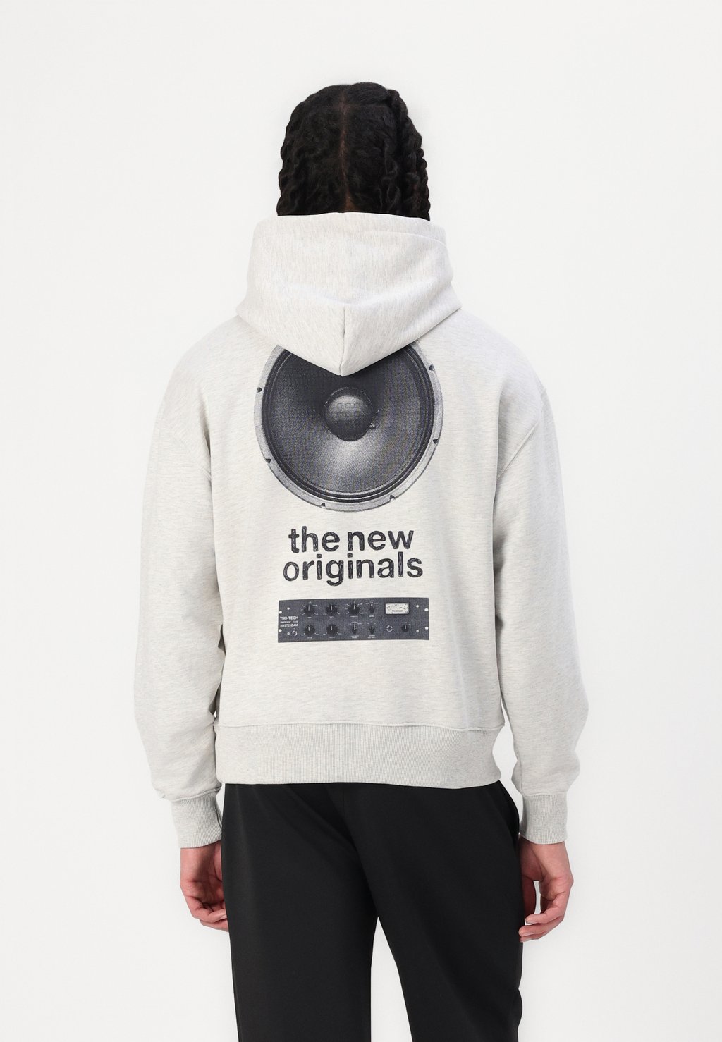

Толстовка SPEAKER HOODIE The New Originals, светло-серый