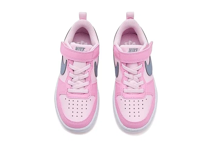 Кроссовки низкие Court Borough Low Recraft Nike Kids, Pink Foam/Ashen Slate/Pink Rise/White — фото 3