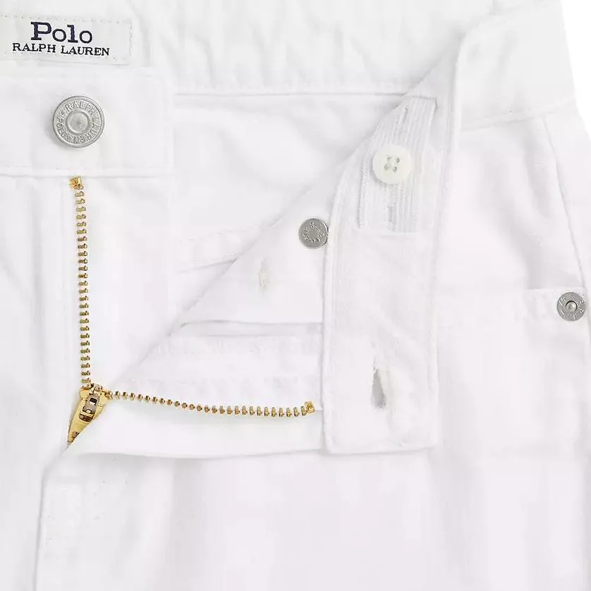 Детские шорты Moderate Polo Ralph Lauren, белый — фото 4